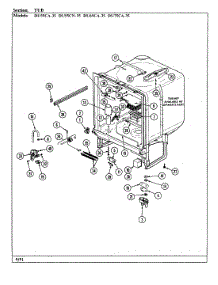 05 - Tub Assembly parts for Magic Chef Dishwasher DU55CA-35 from AppliancePartsPros.com