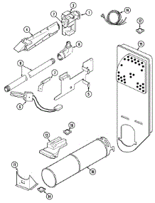 04 - Gas Carrying (Rev. A-D) parts for Magic Chef Dryer YG20JN2 from AppliancePartsPros.com