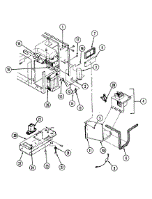 05 - Internal Controls parts for Magic Chef Microwave CM48H-14T from AppliancePartsPros.com