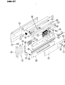 02 - Control Panel parts for Magic Chef Range 34HA-5TKVW from AppliancePartsPros.com