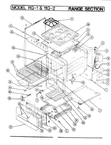 04 - Range parts for Magic Chef Range B11GY-1 from AppliancePartsPros.com