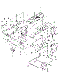 03 - Control System parts for Magic Chef Range 34FN-2CKW from AppliancePartsPros.com