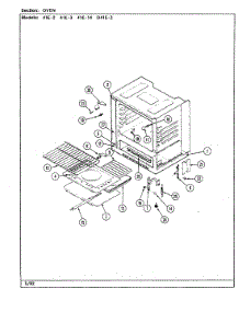 05 - Oven parts for Magic Chef Range U41EA-3GKLW-8A from AppliancePartsPros.com