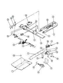04 - Gas Controls parts for Magic Chef Range U31FY-7-02 from AppliancePartsPros.com
