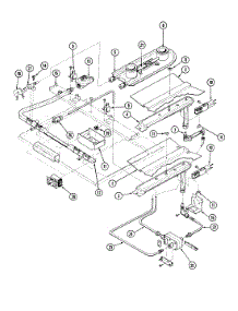 03 - Control Parts parts for Magic Chef Range 34HA-2CKW from AppliancePartsPros.com