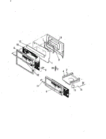 03 - Door parts for Magic Chef Range 31FA-92LX-ON from AppliancePartsPros.com