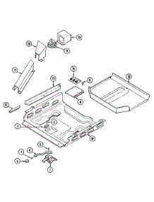 03 - Internal Controls parts for Magic Chef Range 6893VVV from AppliancePartsPros.com