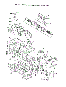 03 - Control Panel / Wrapper (Upper-Vm11-8P) parts for Magic Chef Range U24FK-6CKXWV8 from AppliancePartsPros.com