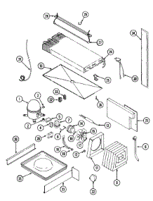 08 - Unit Compartment & System parts for Magic Chef Refrigerator RB150AV from AppliancePartsPros.com