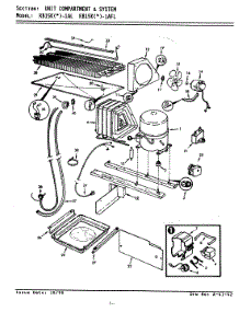 03 - Unit Compartment & System parts for Magic Chef Refrigerator RB15KN-1AF / BG11A from AppliancePartsPros.com