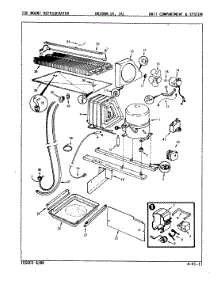 04 - Unit Compartment & System parts for Magic Chef Refrigerator RB15HA-1A / 8C43A from AppliancePartsPros.com