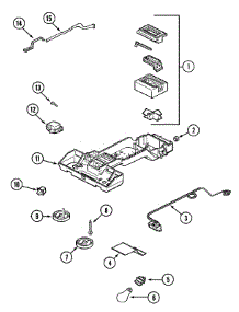 02 - Controls parts for Magic Chef Refrigerator CTB1723ARA from AppliancePartsPros.com