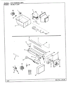03 - Ice & Water Dispenser parts for Magic Chef Refrigerator RC20LN-3AW / BS09C from AppliancePartsPros.com