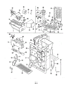 06 - Water & Ice Dispenser parts for Magic Chef Refrigerator RB22EA-3AIL / 5B58B from AppliancePartsPros.com