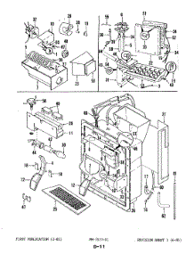 06 - Water & Ice Dispenser parts for Magic Chef Refrigerator RB22DA-3AI / 4B54A from AppliancePartsPros.com