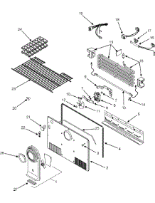 03 - Freezer Compartment parts for Magic Chef Refrigerator CTB1821ARQ from AppliancePartsPros.com
