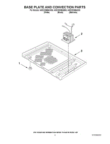 04 - Rear Control Panel parts for Thermador Range MSC-224 from AppliancePartsPros.com