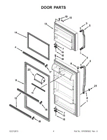 05 - Cabinet Page 3 parts for Thermador Refrigerator TSS42QBB from AppliancePartsPros.com