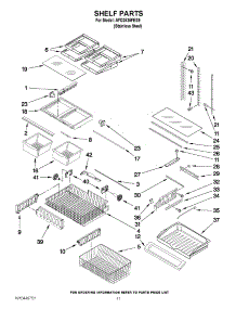 13 - Rear Support Bar & Hold-Down Bracket parts for Thermador Cooktop TMH36GS from AppliancePartsPros.com