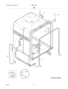 14 - Tech Quick Check Chart (3) parts for Bosch Dishwasher SHU4326 UC/12 (FD 8003-) from AppliancePartsPros.com