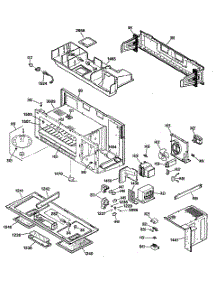 02 - Section2 parts for Ge Microwave JVM150K04 from AppliancePartsPros.com
