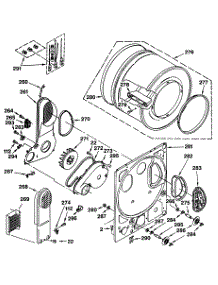 04 - Section4 parts for Ge Washer Dryer Combo WSM2420SEZWW from AppliancePartsPros.com