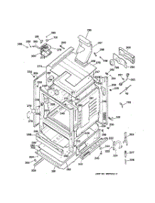 03 - Body Parts parts for Ge Range RGB744WEA1WW from AppliancePartsPros.com
