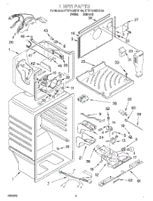 02 - Liner parts for Kitchenaid Refrigerator KTRP20MDWH04 from AppliancePartsPros.com
