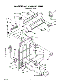 03 - Controls And Rear Panel parts for Whirlpool Washer LST7233AN0 from AppliancePartsPros.com