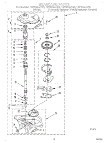 10 - Gearcase parts for Whirlpool Washer LST8244AZ0 from AppliancePartsPros.com