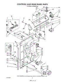 03 - Controls And Rear Panel parts for Whirlpool Washer LA5400XTF0 from AppliancePartsPros.com
