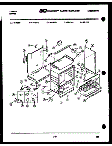 17 - Body Parts parts for Frigidaire Range 32-1022-23-01 from AppliancePartsPros.com