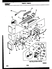 13 - Ice Maker And Installation Parts parts for Frigidaire Refrigerator FRS24XHAD0 from AppliancePartsPros.com