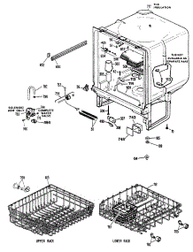 03 - Section3 parts for Ge Dishwasher GSD500X-66BA from AppliancePartsPros.com