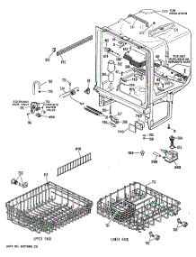 02 - Section2 parts for Ge Dishwasher HDA400X-66BA from AppliancePartsPros.com