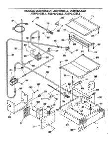 02 - Section2 parts for Ge Range JGBP32GEL2 from AppliancePartsPros.com