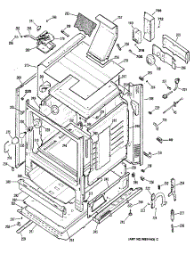03 - Section3 parts for Ge Range JGBP35GEP2 from AppliancePartsPros.com