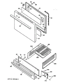 03 - Section3 parts for Ge Range JGBS02EN1 from AppliancePartsPros.com
