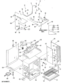 02 - Section2 parts for Ge Range JGCC58EH1 from AppliancePartsPros.com