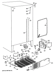 04 - Section4 parts for Ge Refrigerator TFH22JWTAWH from AppliancePartsPros.com