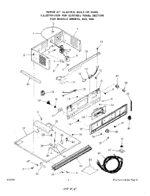 02 - Section parts for Roper Range 2092B1A from AppliancePartsPros.com