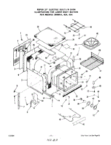 05 - Section parts for Roper Range 2092B3A from AppliancePartsPros.com