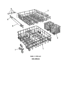 23 - Frame parts for Roper Dishwasher 8565L10 from AppliancePartsPros.com