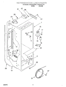 02 - Refrigerator Liner parts for Whirlpool Refrigerator ED22UEXHW01 from AppliancePartsPros.com