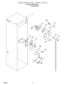 04 - Refrigerator Liner parts for Kitchenaid Refrigerator KSSP48QJS00 from AppliancePartsPros.com