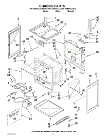 03 - Chassis Parts parts for Amana Range AER5523XAW0 / from AppliancePartsPros.com