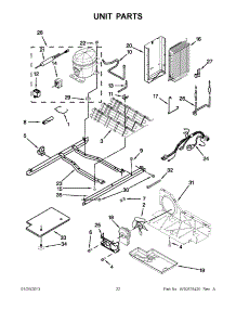 11 - Unit Parts parts for Amana Refrigerator ASD2575BRS00 / from AppliancePartsPros.com