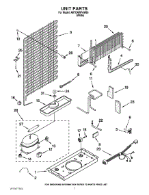 04 - Unit Parts parts for Amana Refrigerator A8TCNWFAW00 / from AppliancePartsPros.com