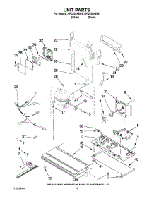 10 - Unit Parts parts for Amana Refrigerator AFI2538AEB5 / from AppliancePartsPros.com