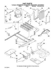09 - Unit Parts parts for Amana Refrigerator ASD2522WRD03 / from AppliancePartsPros.com